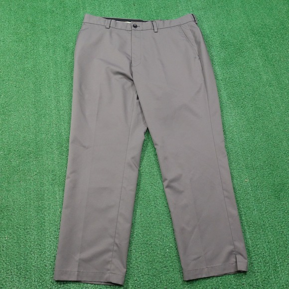 Greg Norman Collection Other - GREG NORMAN FOR TASSO ELBA SLIM FIT GREY POLYESTER GOLF PANTS MENS SIZE 36X30